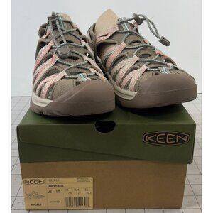 Women's KEEN Whisper Water Hiking Sandals Sz. 10 Taupe/Coral New